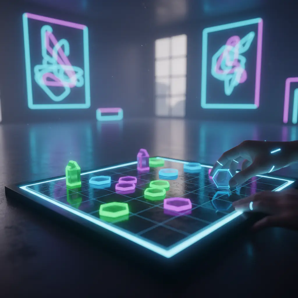 Beta testers playing game