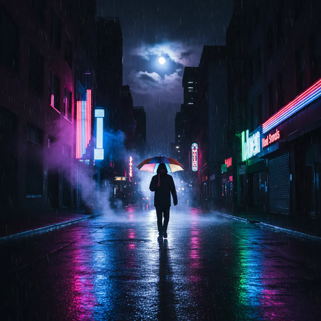 Neon Echoes gameplay screenshot